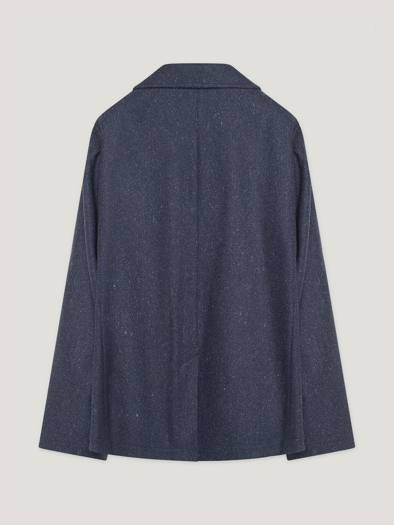 Blue 2 Button Wool Jacket - Image 4