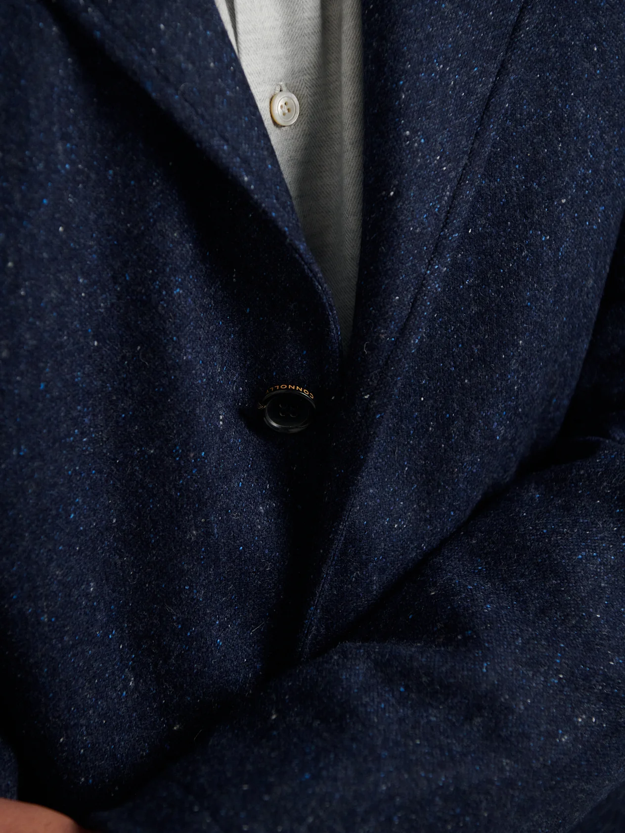 Blue 2 Button Wool Jacket - Image 7