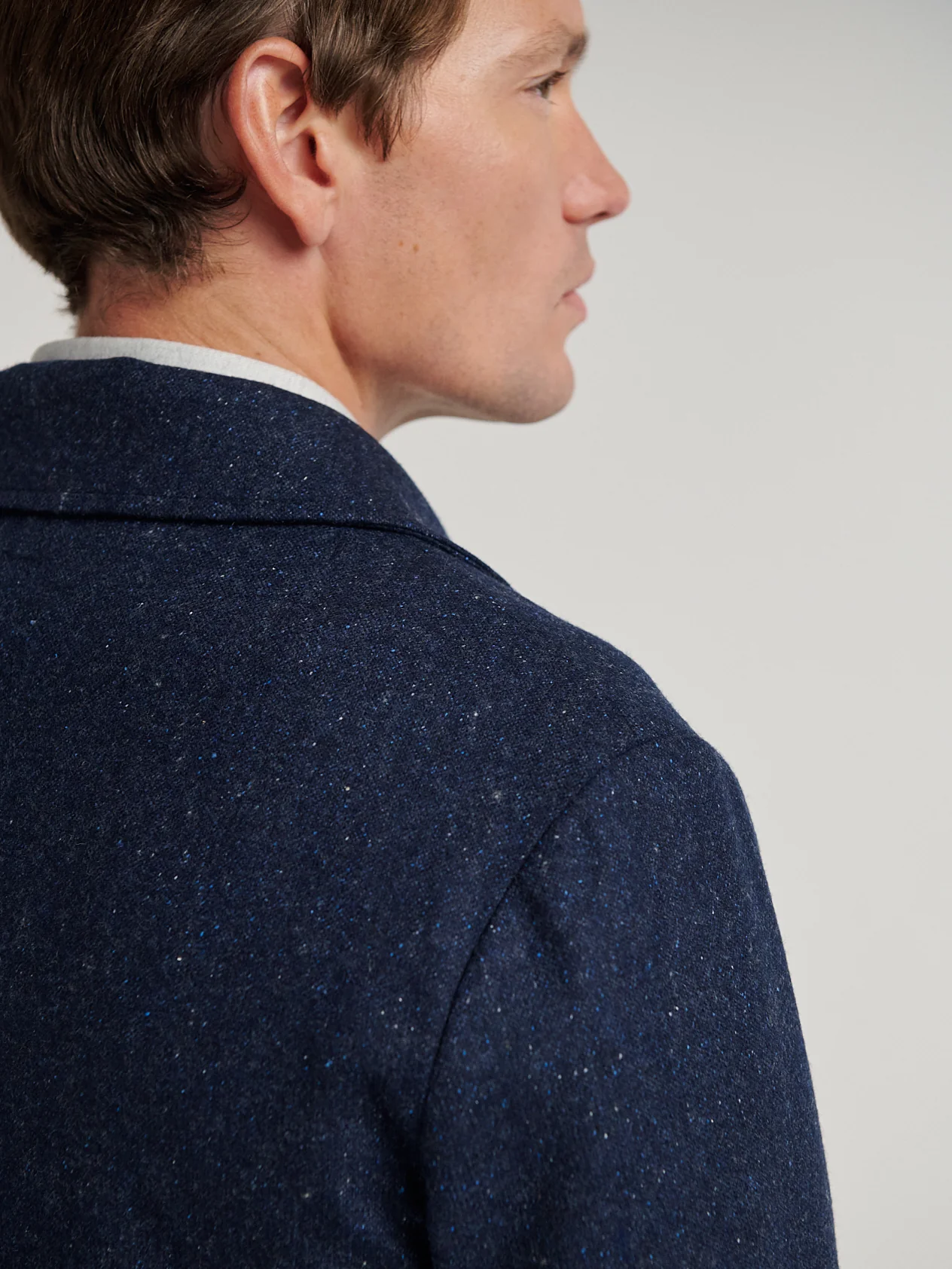 Blue 2 Button Wool Jacket - Image 8