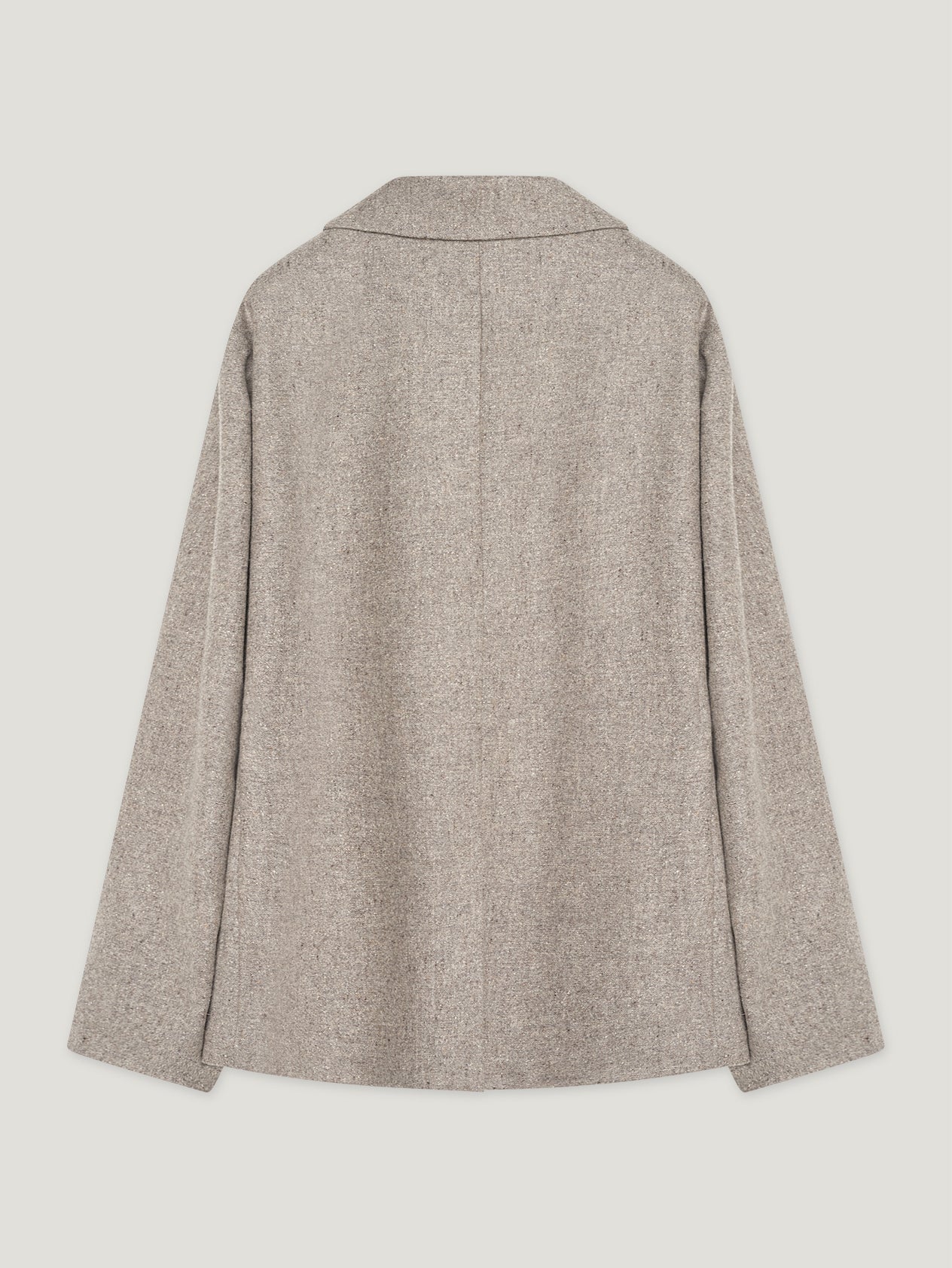 Natural 2 Button Wool Jacket - Image 3