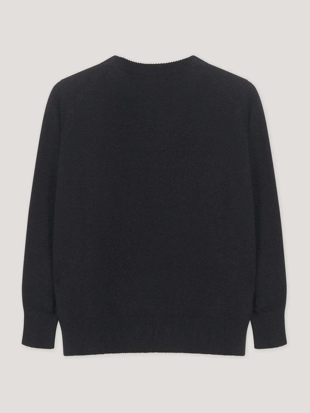 Black 4 Ply Favourite Sweater - Image 3