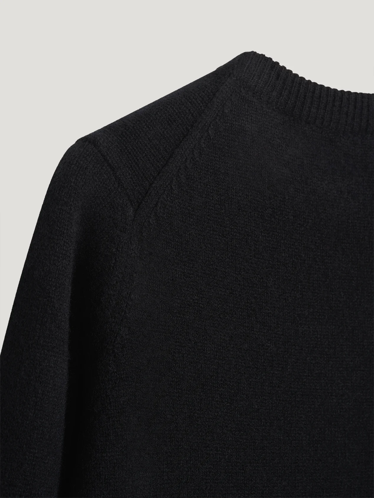 Black 4 Ply Favourite Sweater - Image 5