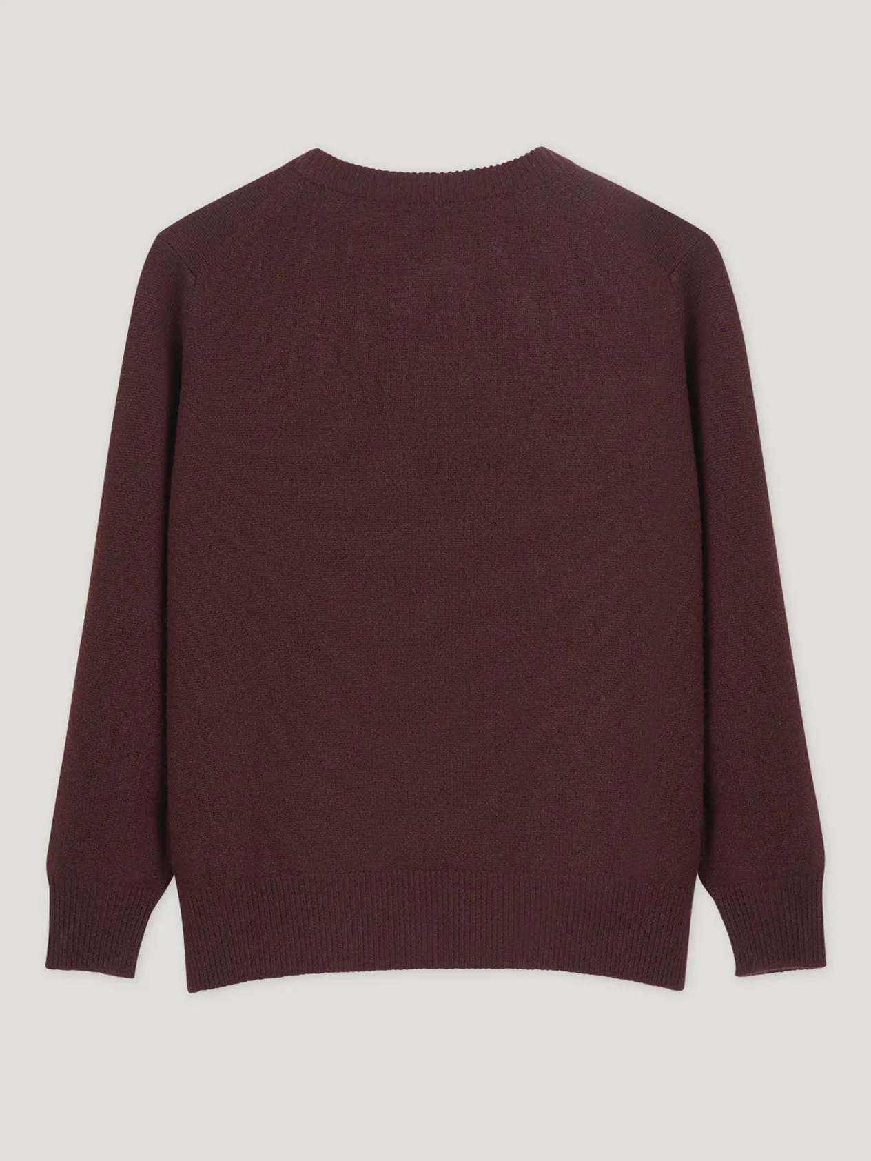 Burgundy 4 Ply Favourite Sweater - Image 10