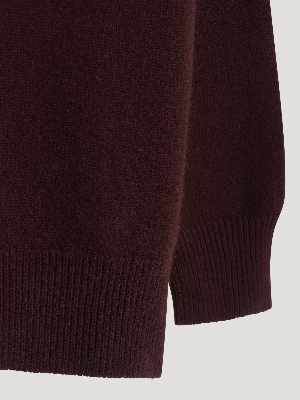 Burgundy 4 Ply Favourite Sweater - Image 6