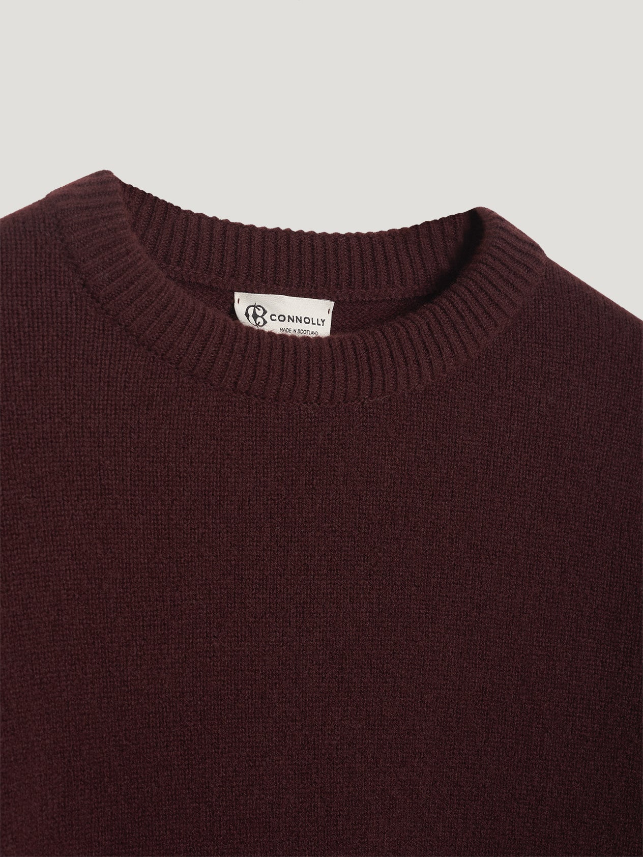 Burgundy 4 Ply Favourite Sweater - Image 7