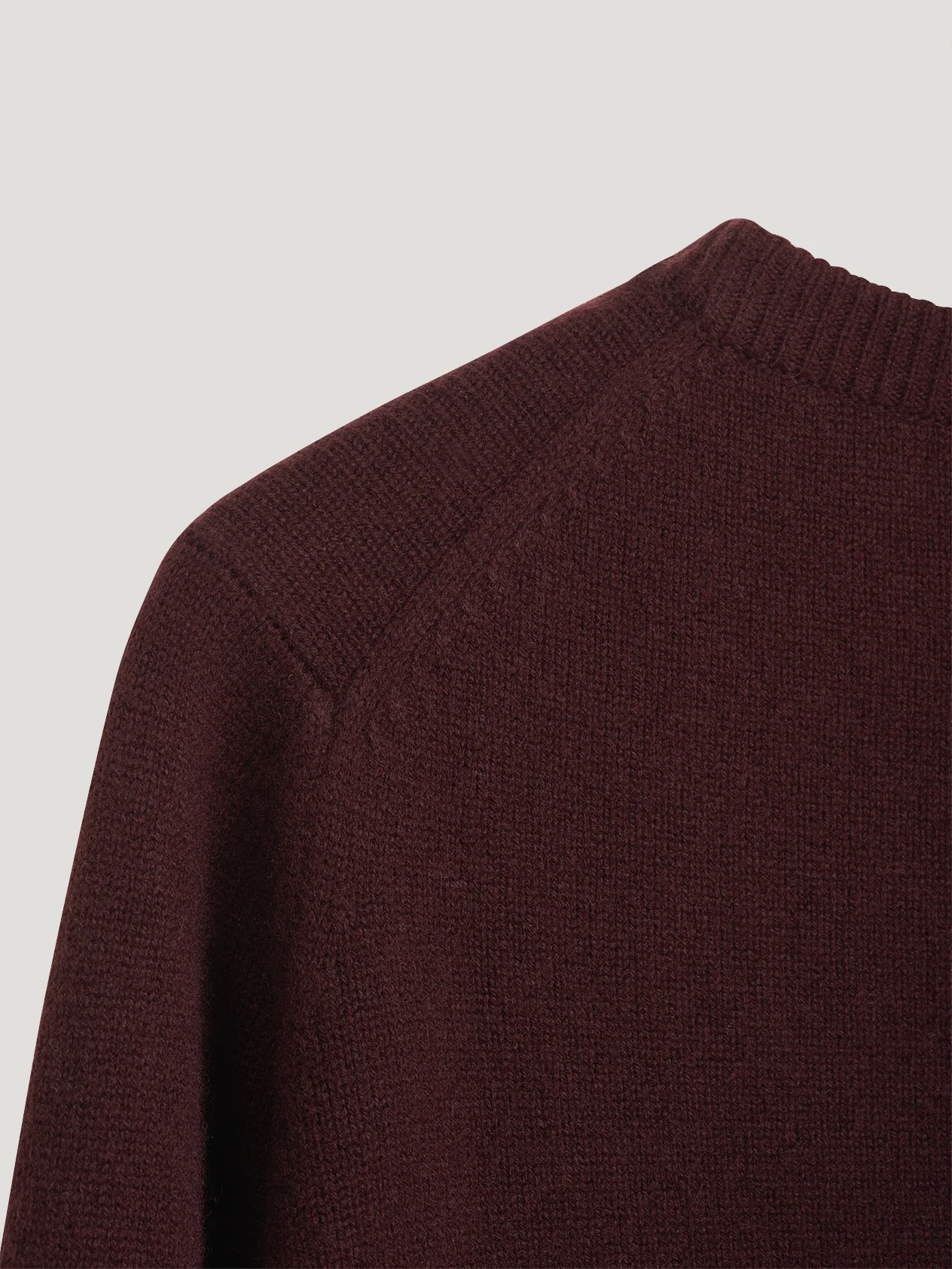 Burgundy 4 Ply Favourite Sweater - Image 9