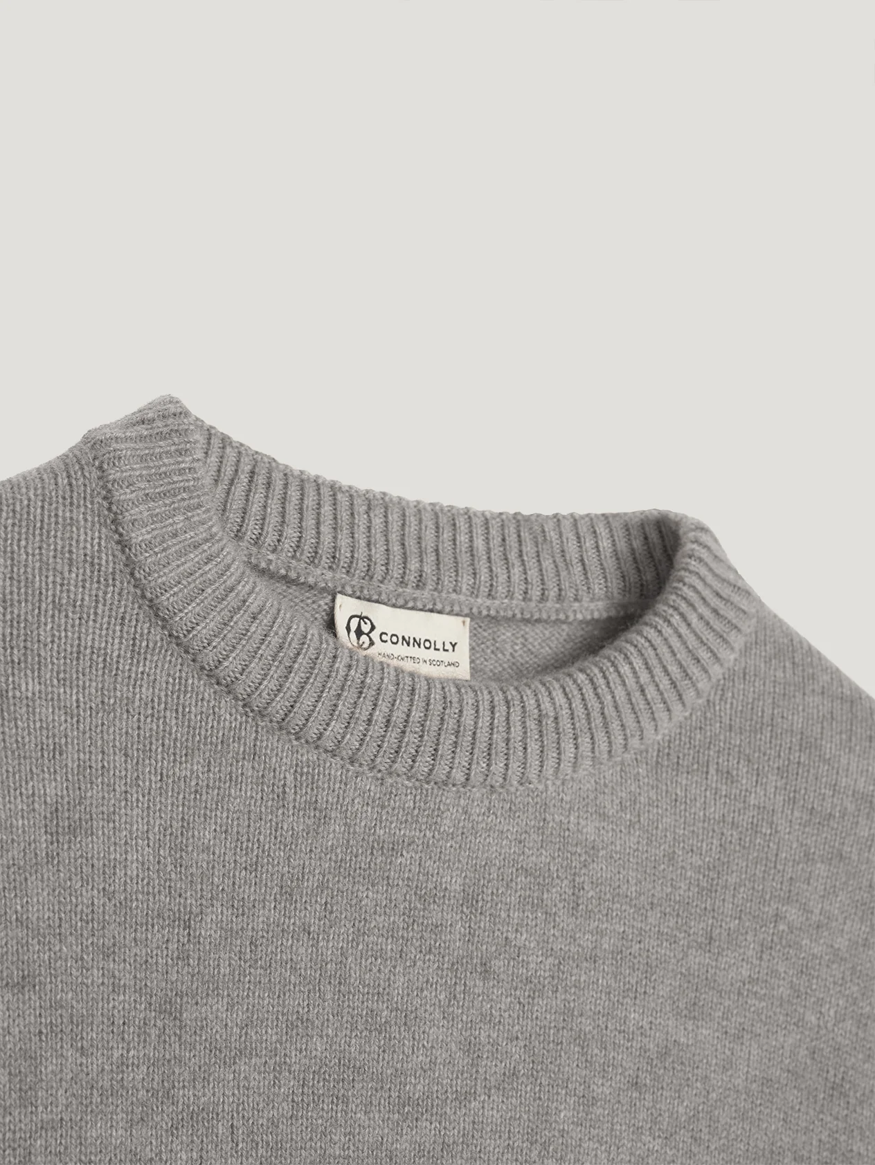 Grey 4 Ply Favourite Sweater - Image 3