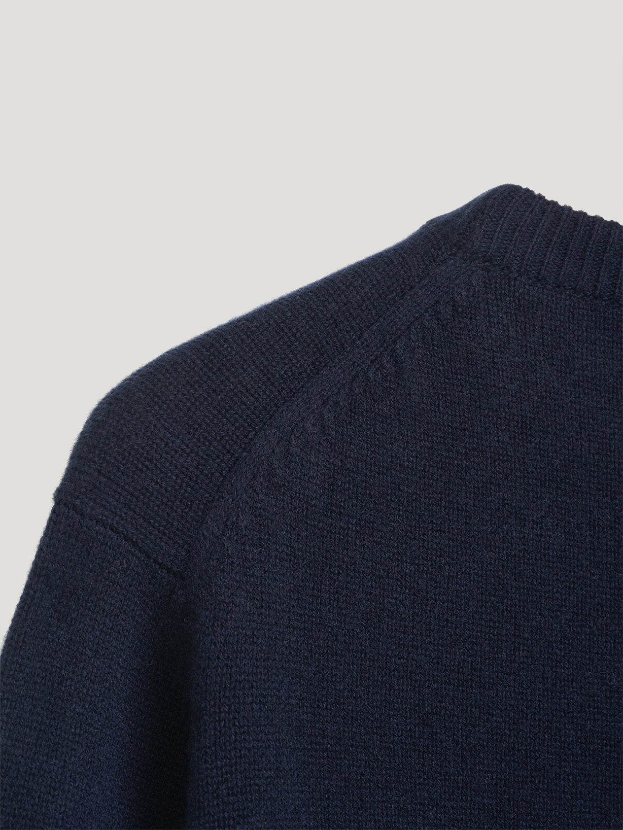 Navy 4 Ply Favourite Sweater - Image 5