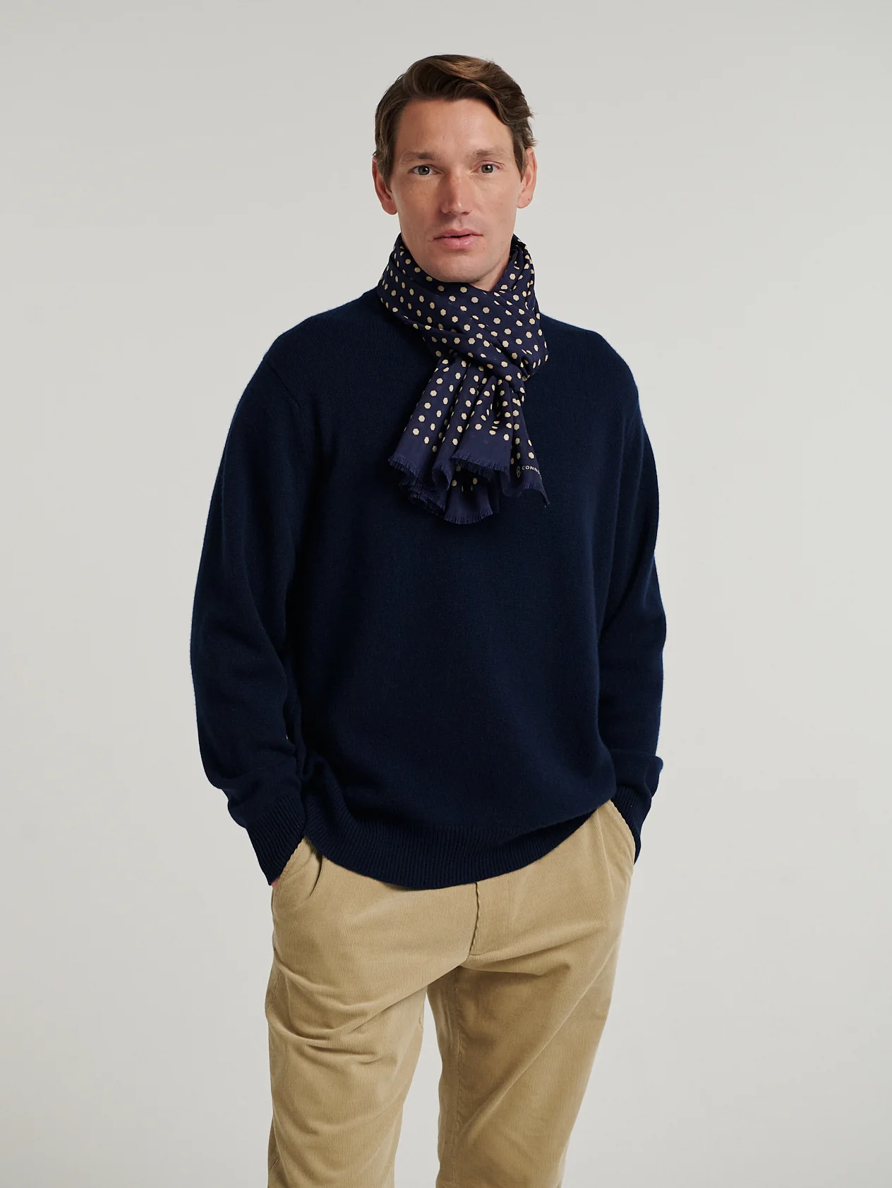 Navy 4 Ply Favourite Sweater - Image 9