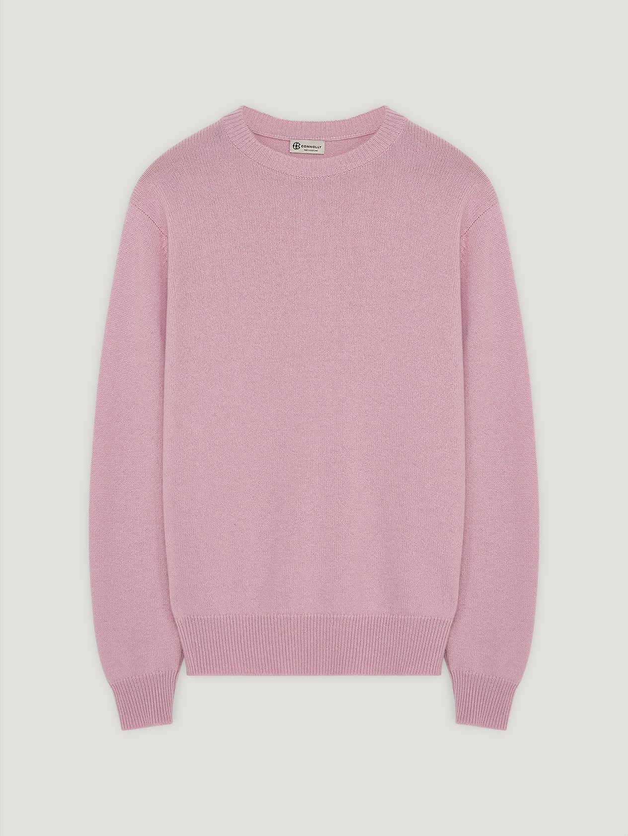 Pale Pink 4 Ply Favourite Sweater - Image 3