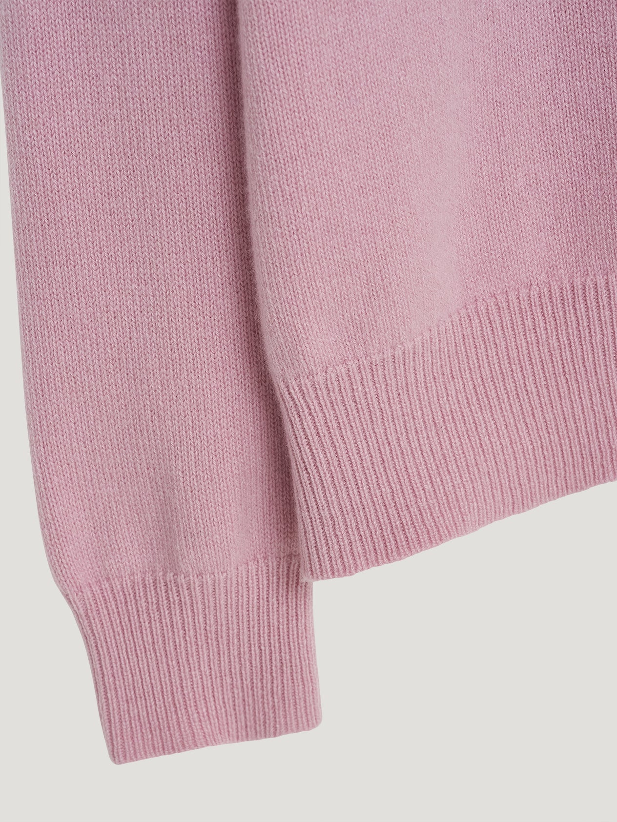 Pale Pink 4 Ply Favourite Sweater - Image 4