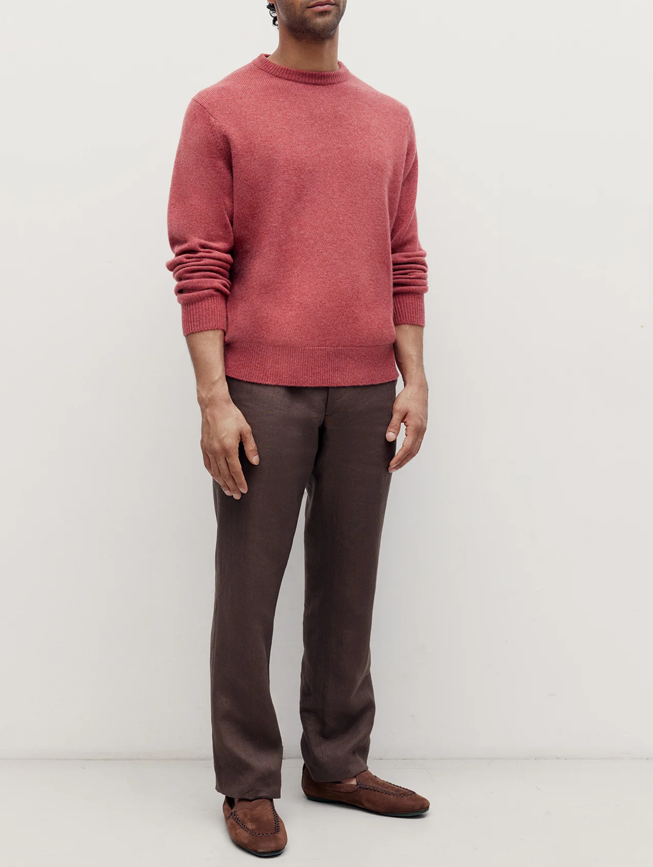 Potters Pink 4 Ply Favourite Sweater - Image 7