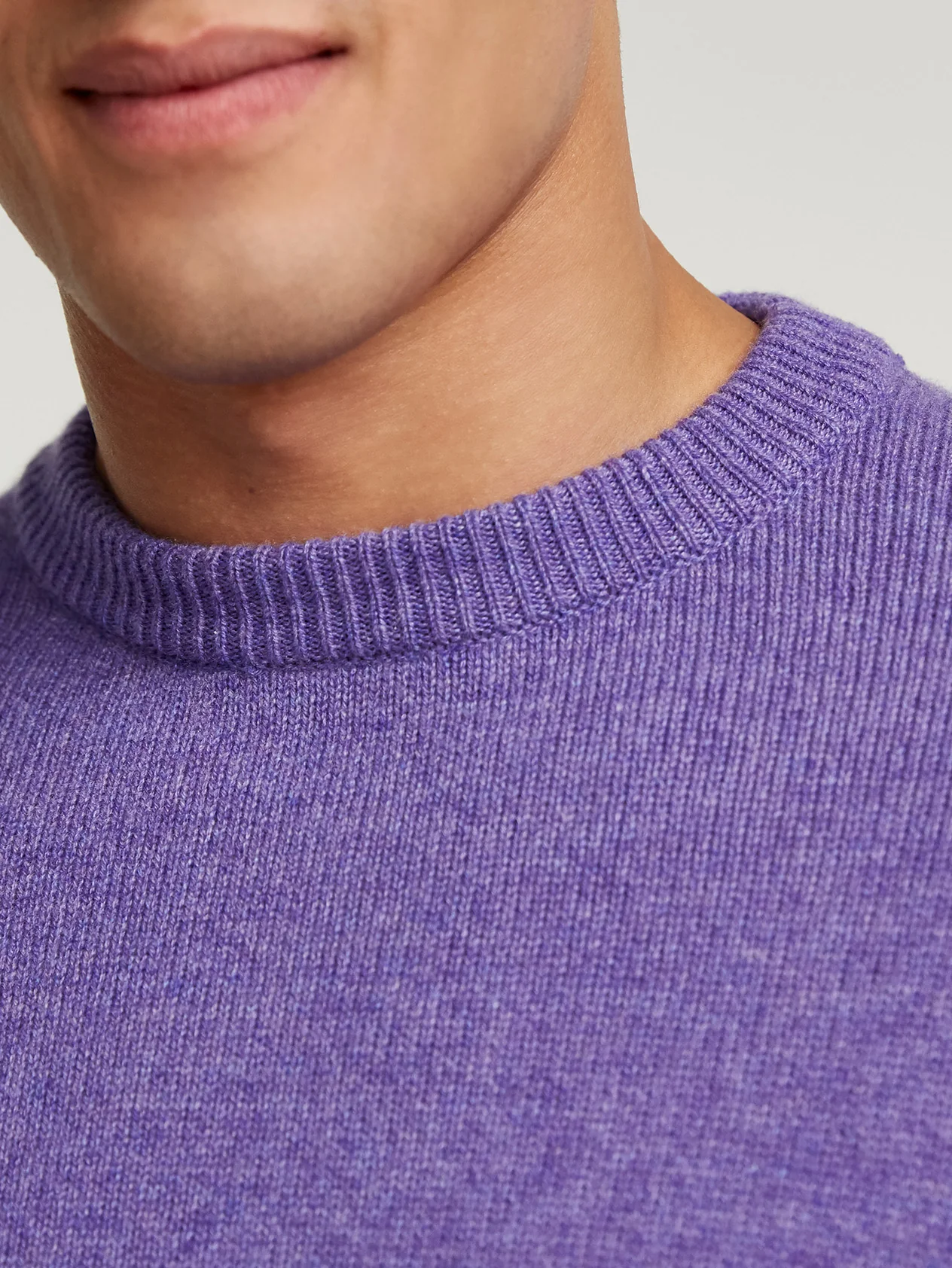 Purple 4 Ply Favourite Sweater - Image 3