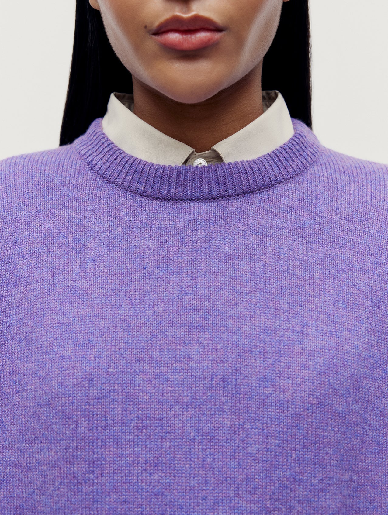 Purple 4 Ply Favourite Sweater - Image 7