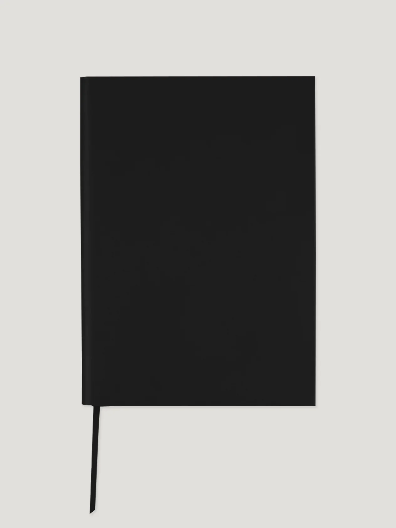 Black A4 Leather Bound Notebook