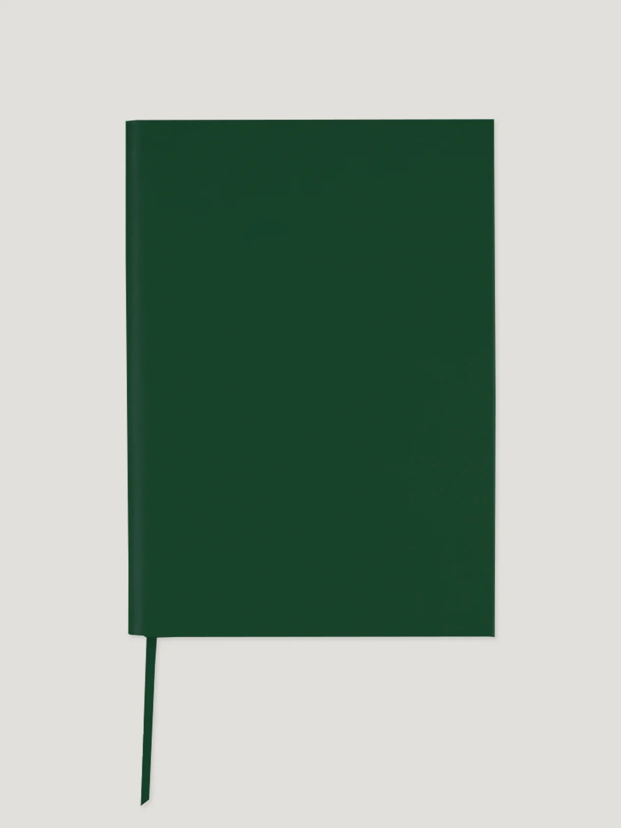 Green A4 Leather Bound Notebook