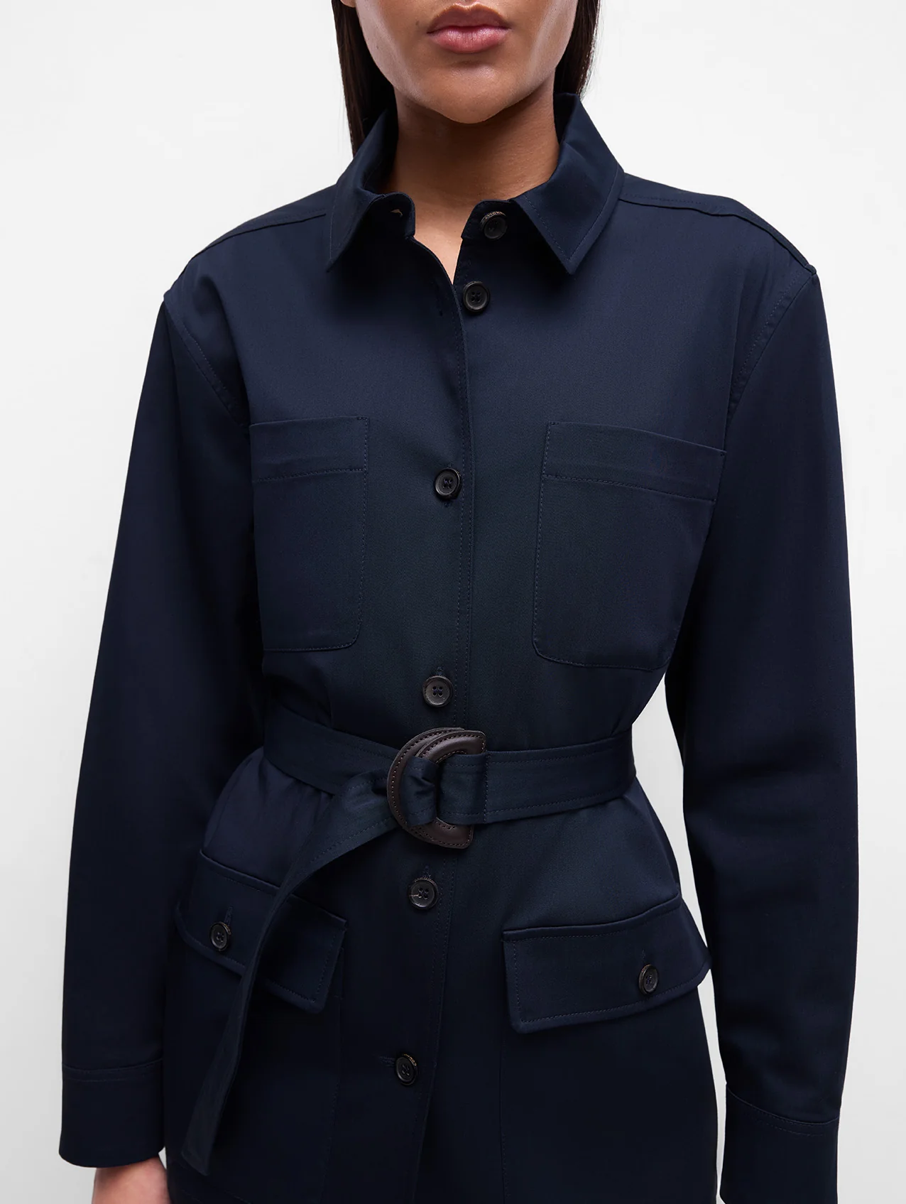 Navy Safari Shirt