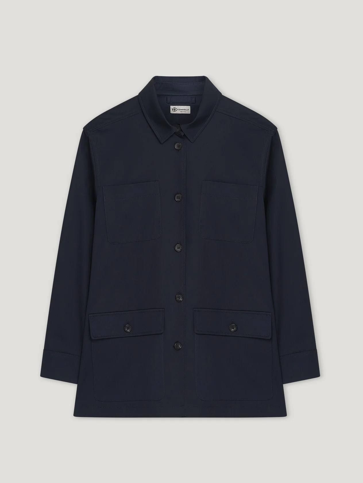 Navy Safari Shirt - Image 2