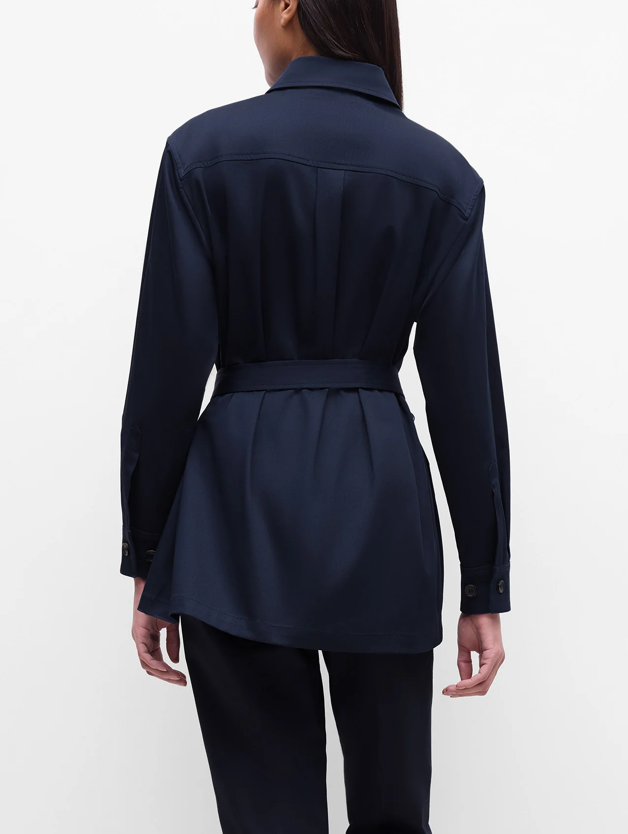 Navy Safari Shirt - Image 4