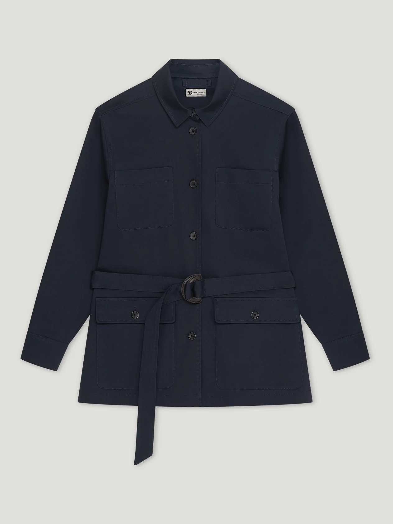 Navy Safari Shirt - Image 6