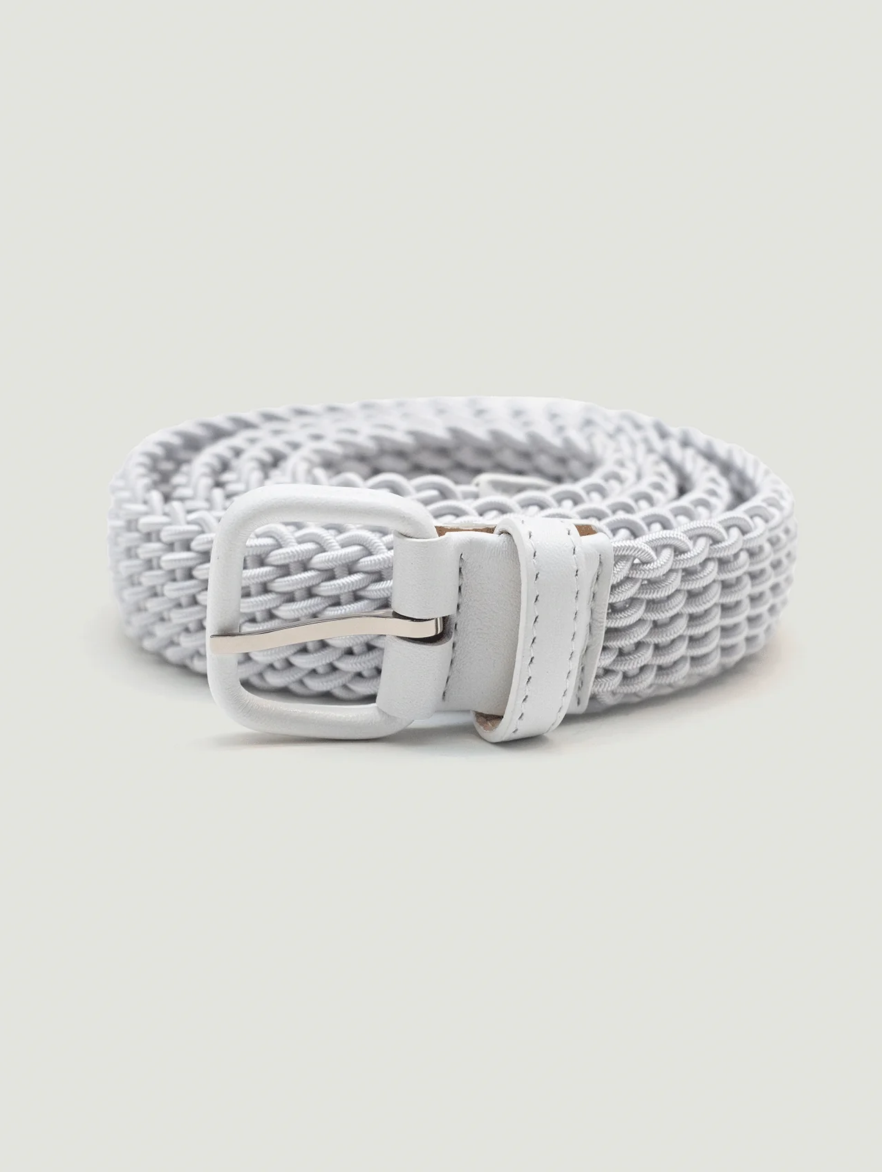 White Charvet Belt