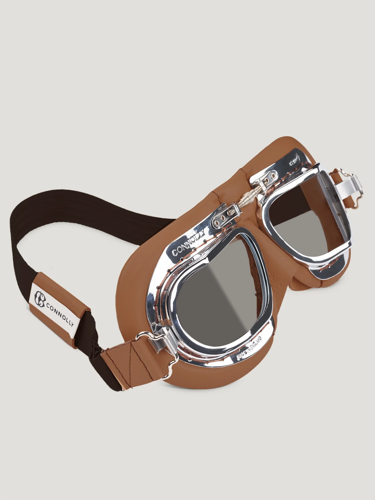 Dark Tan CB Tinted Driving Goggles - Image 4
