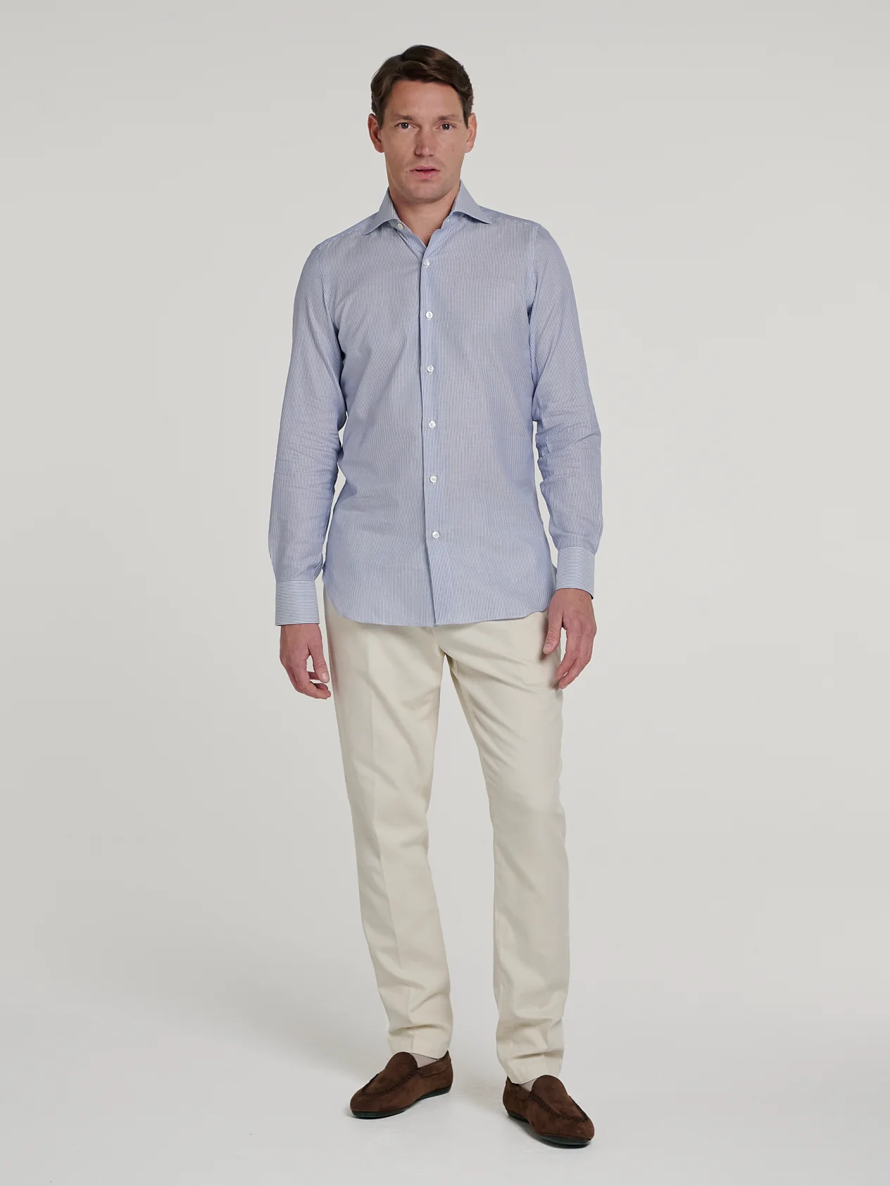 Royal Blue Chambray Hand Finish Shirt