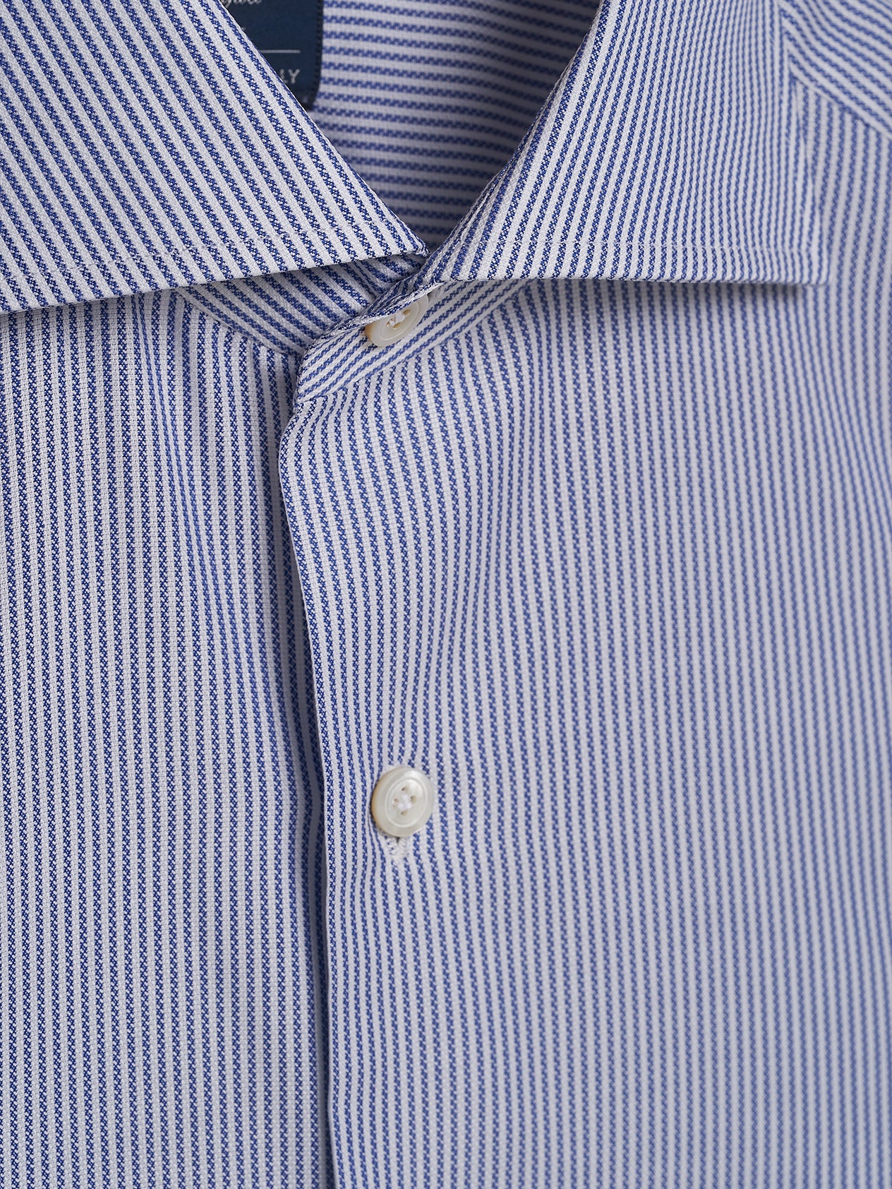 Royal Blue Chambray Hand Finish Shirt - Image 4