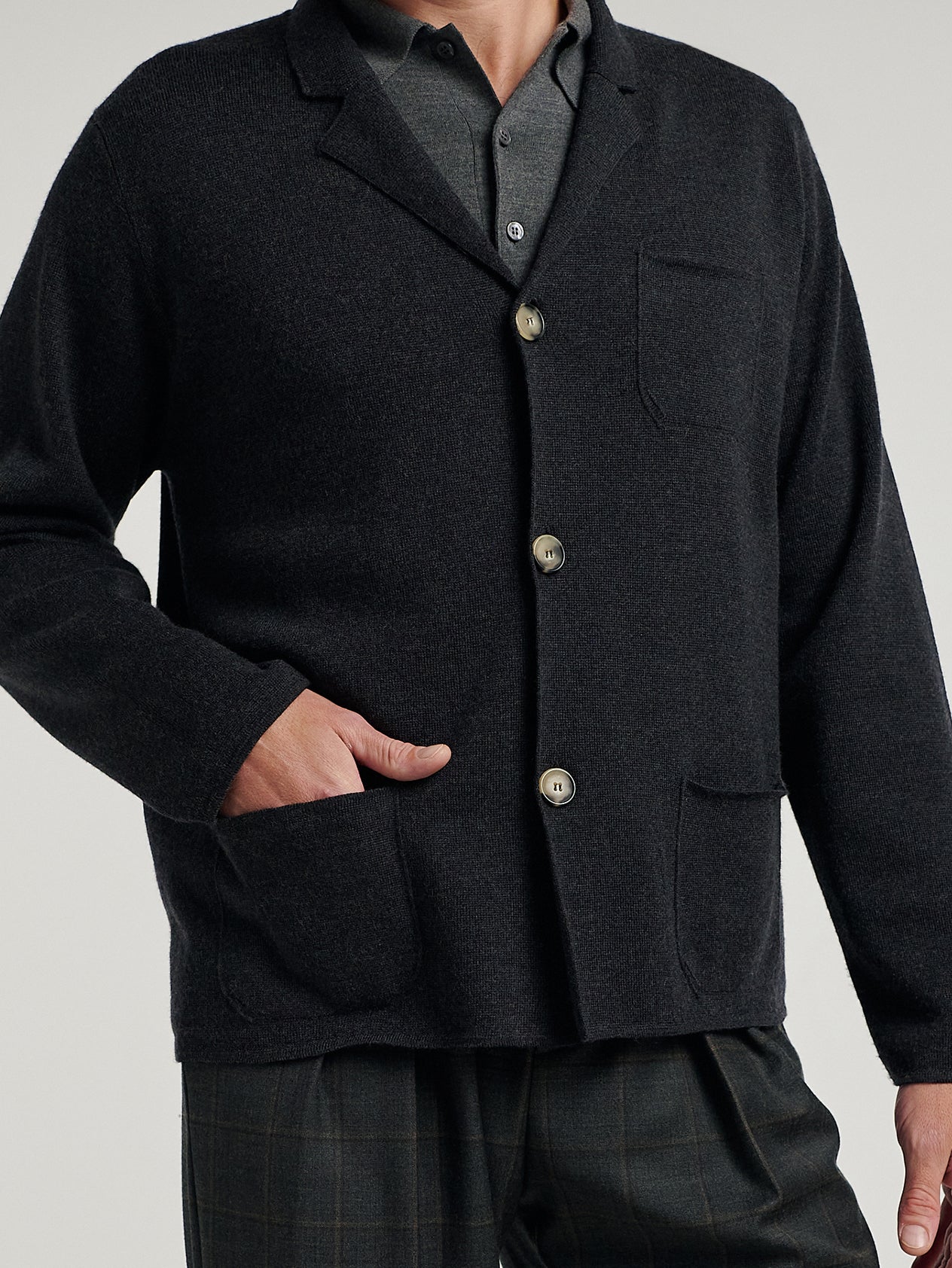 Charcoal City Cardigan - Image 2