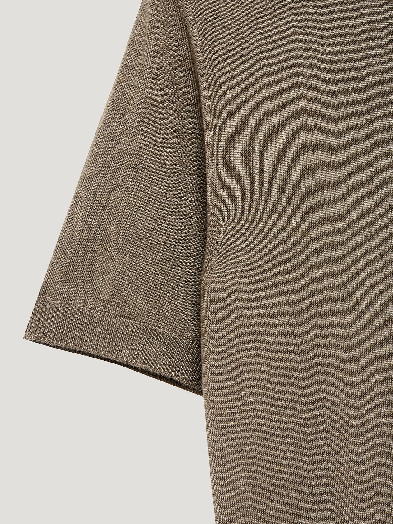 Mink Classic Cashmere & Silk T-Shirt - Image 3