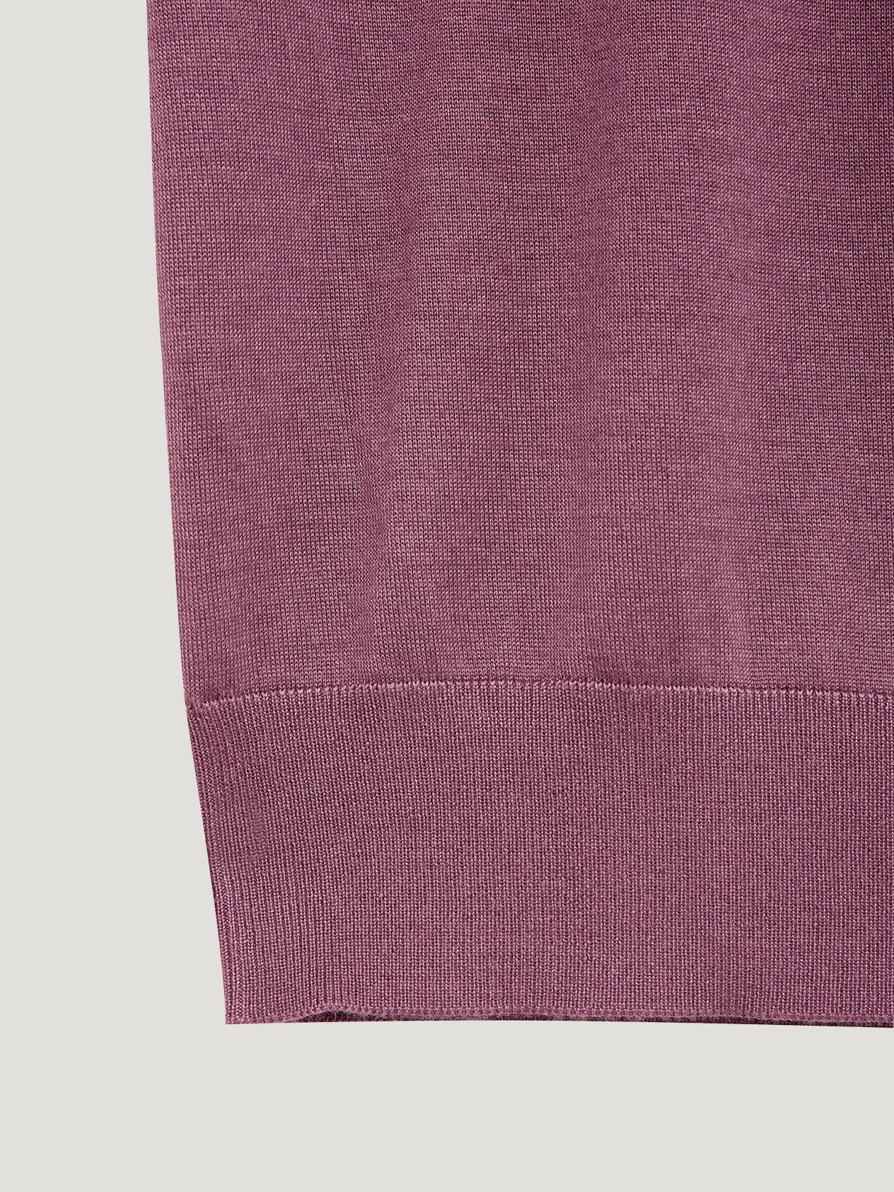 Mauve Classic Cashmere & Silk T-Shirt - Image 3