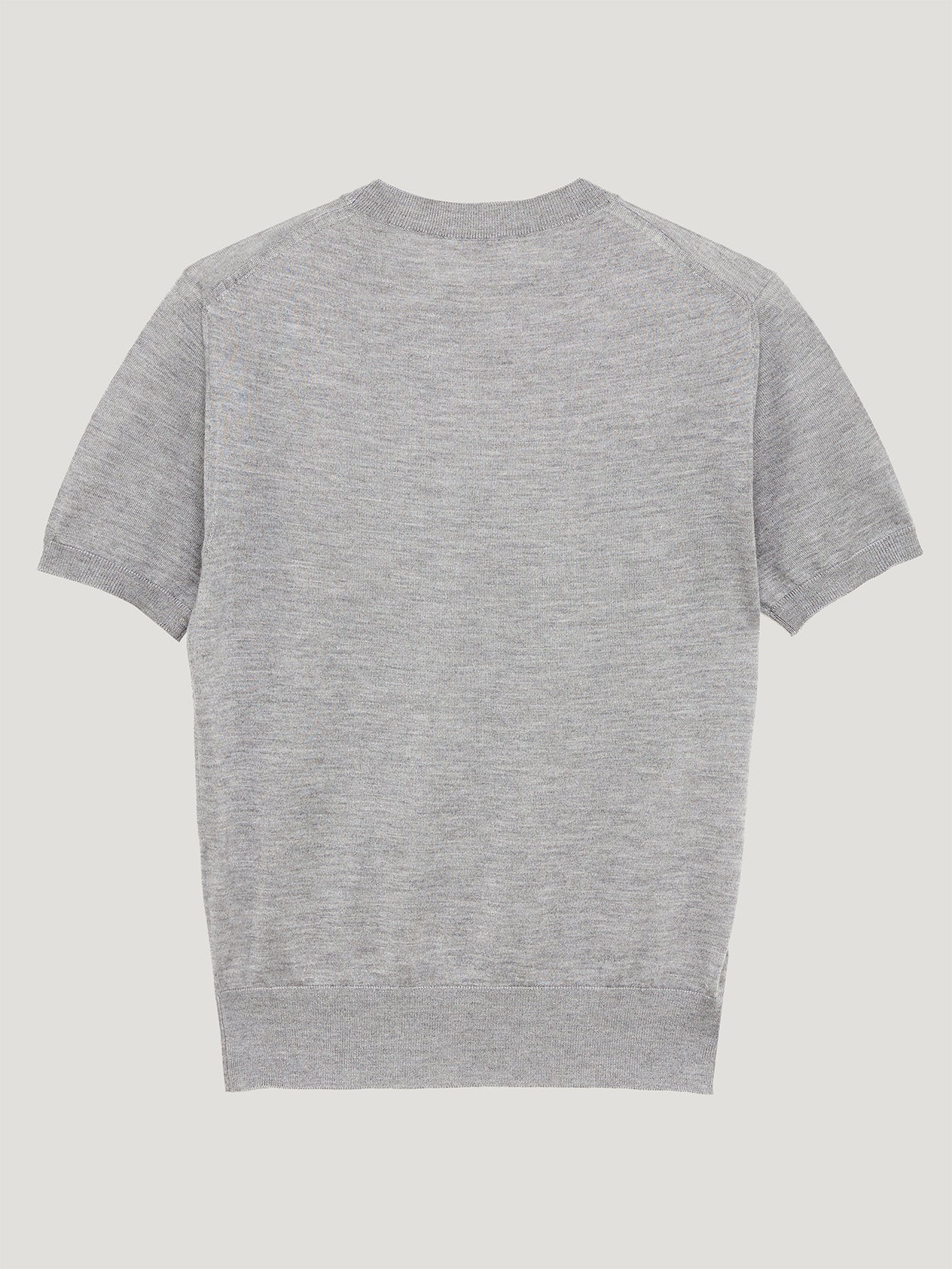 School Grey Classic Cashmere & Silk T-Shirt - Image 2