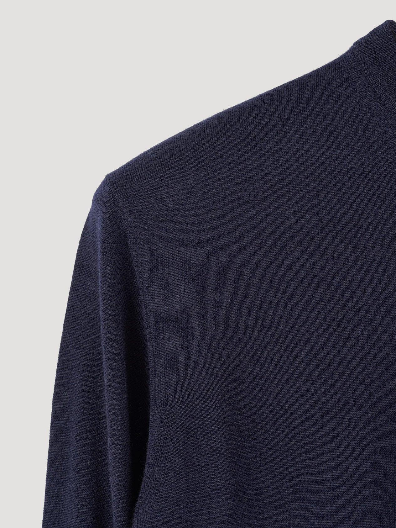 Navy Classic Merino Crew Neck - Image 2