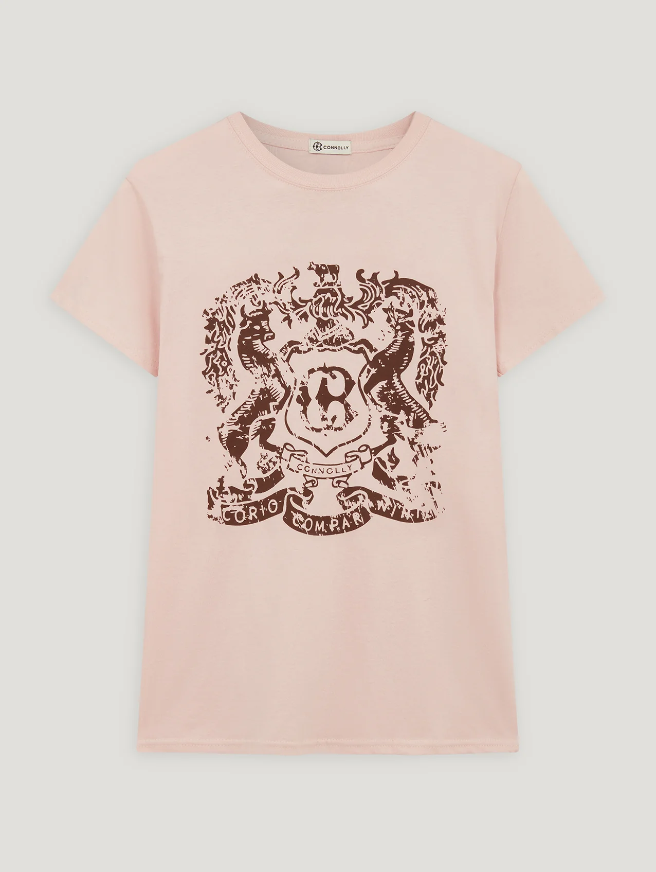 Pink Connolly Crest T Shirt