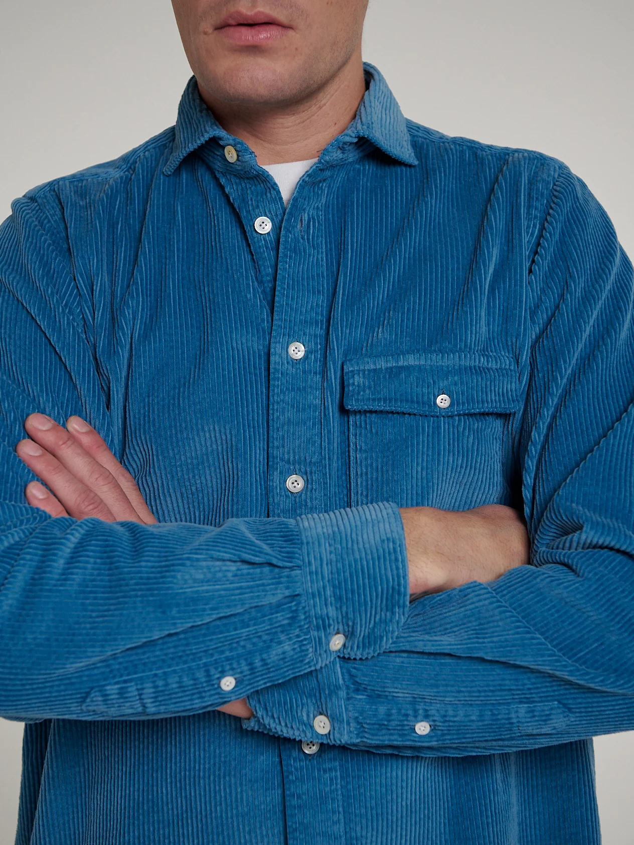 Royal Cord Over Shirt - Image 6