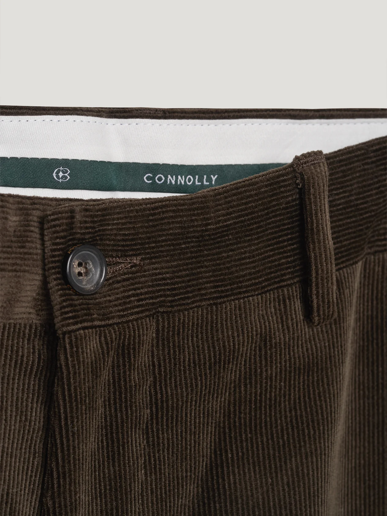 Dark Brown Cord Trousers - Image 8