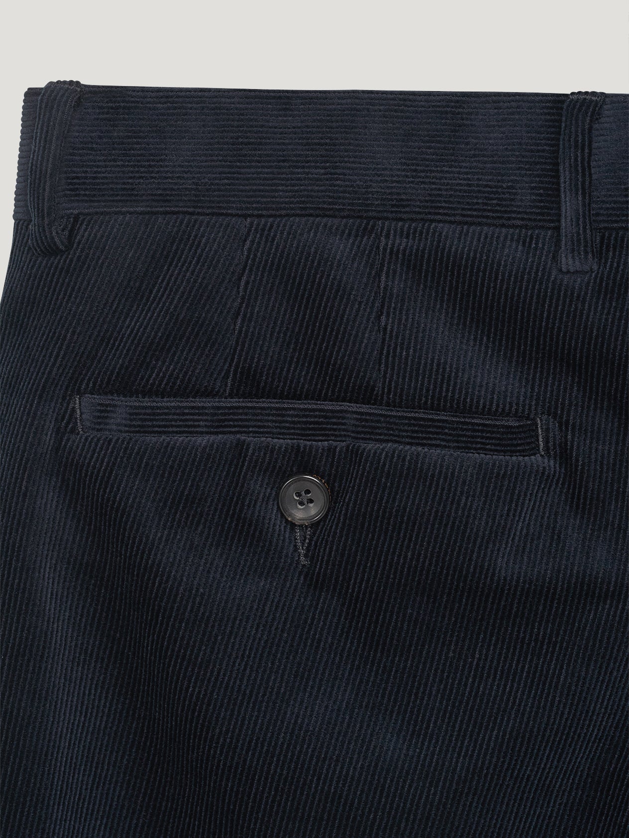 Navy Cord Trousers - Image 2