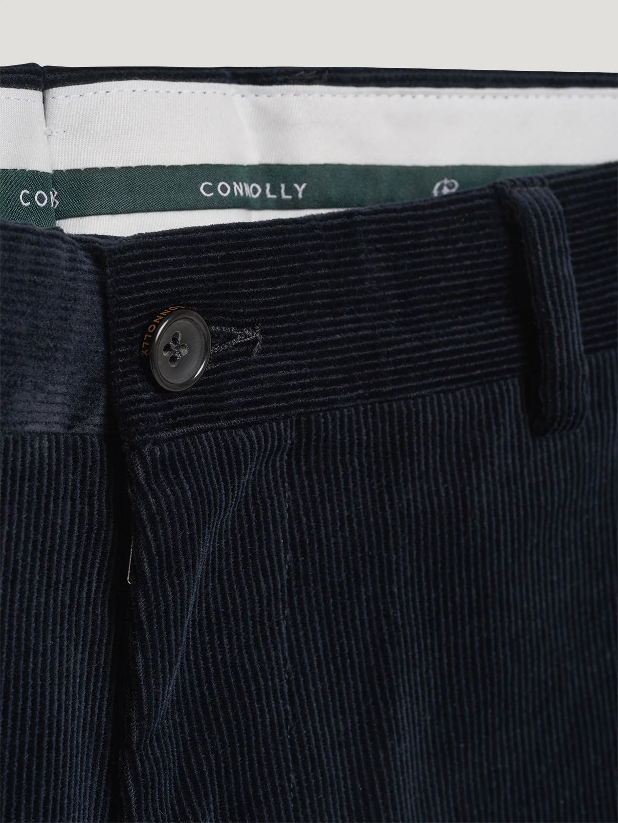 Navy Cord Trousers - Image 5