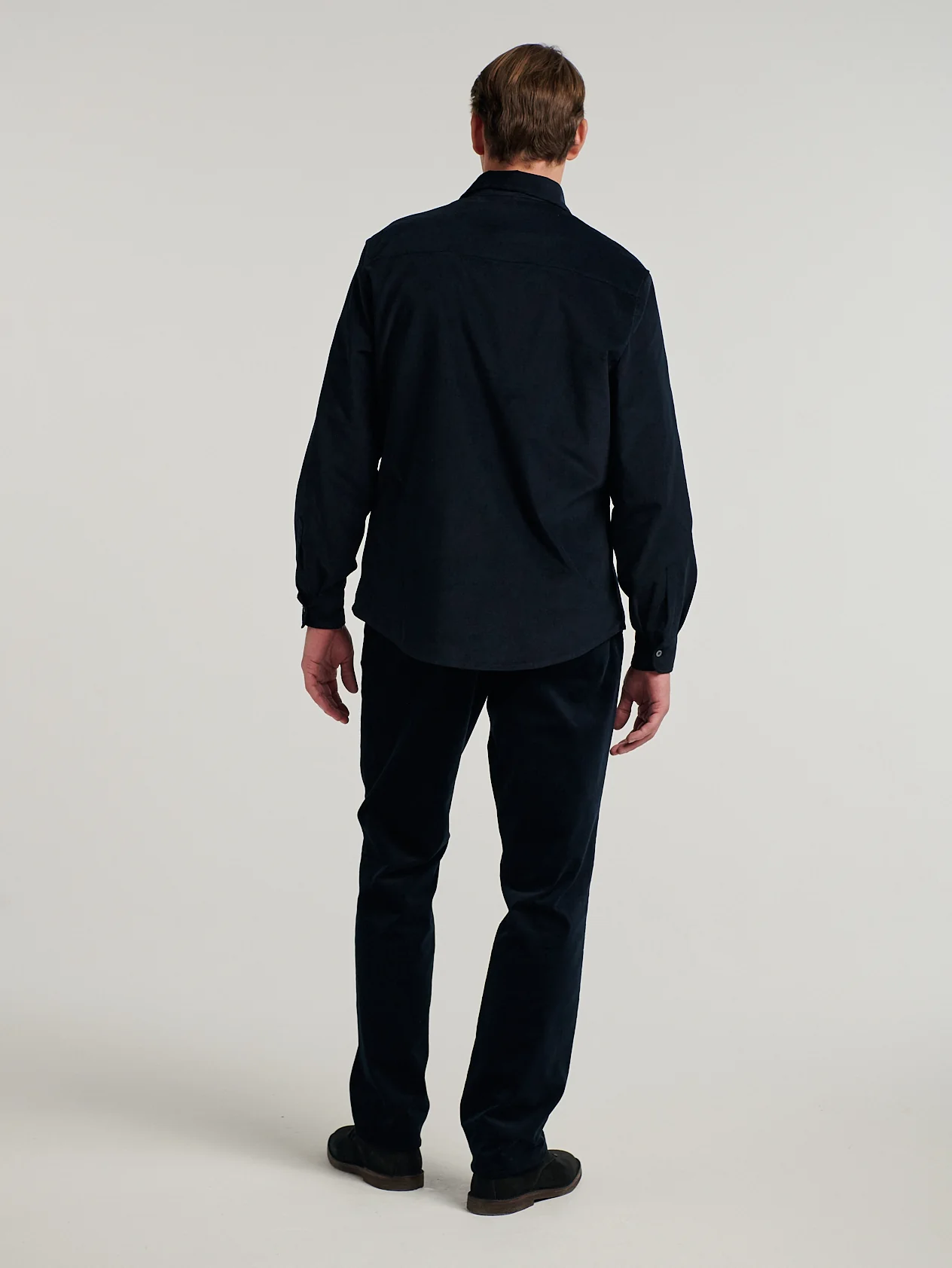 Navy Cord Trousers - Image 6