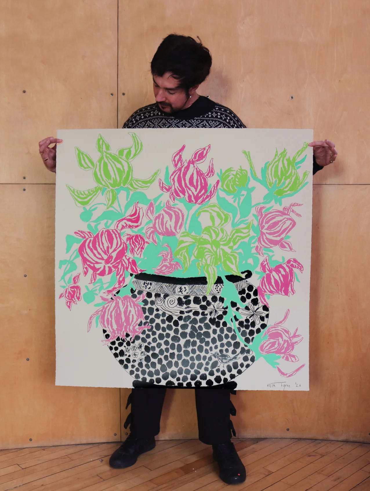 Black Green Cut Flowers - Image 2