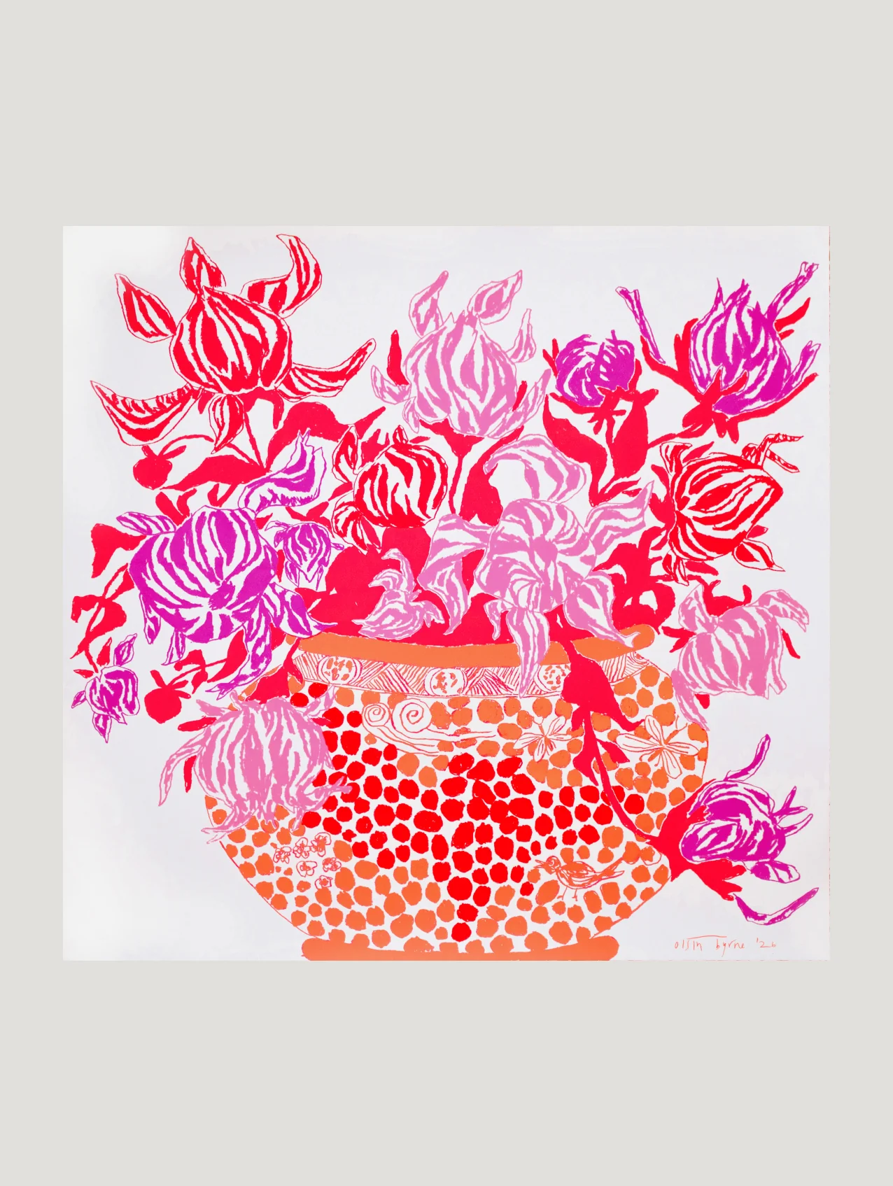 Pink Orange Cut Flowers