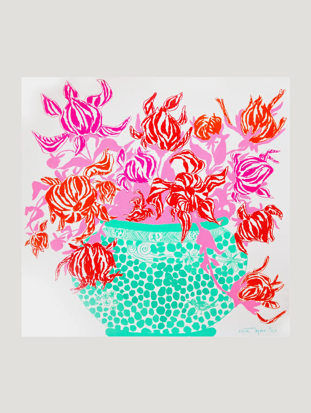 Turquoise Pink Cut Flowers