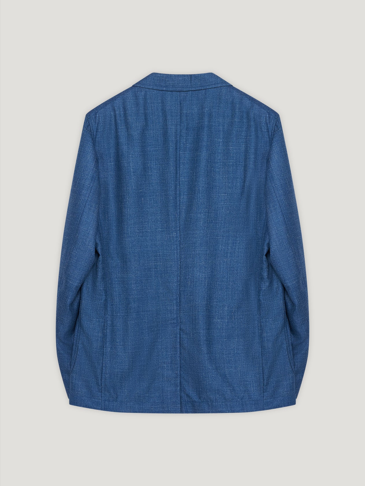 Cobalt Delon Silk Linen Jacket - Image 3