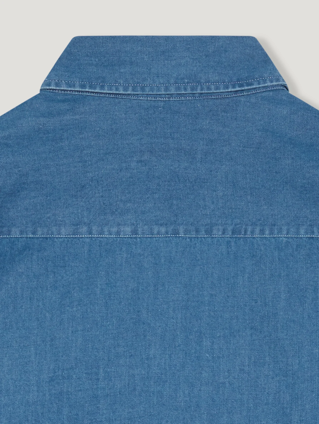 Light Blue Denim Richmond Shirt - Image 3