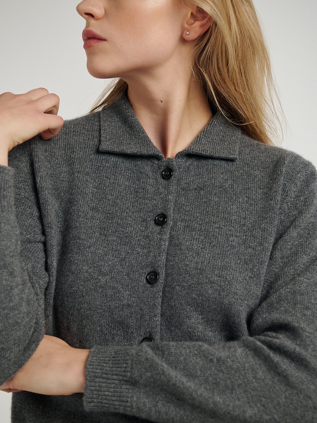 Grey Dorothy Cardigan - Image 2