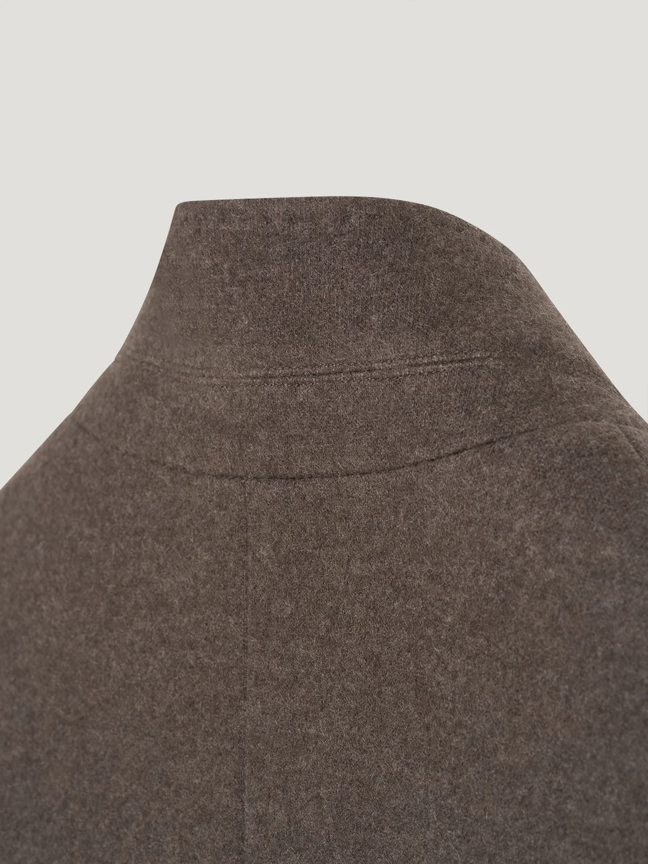 Brown Double Face Cashmere Blazer - Image 2
