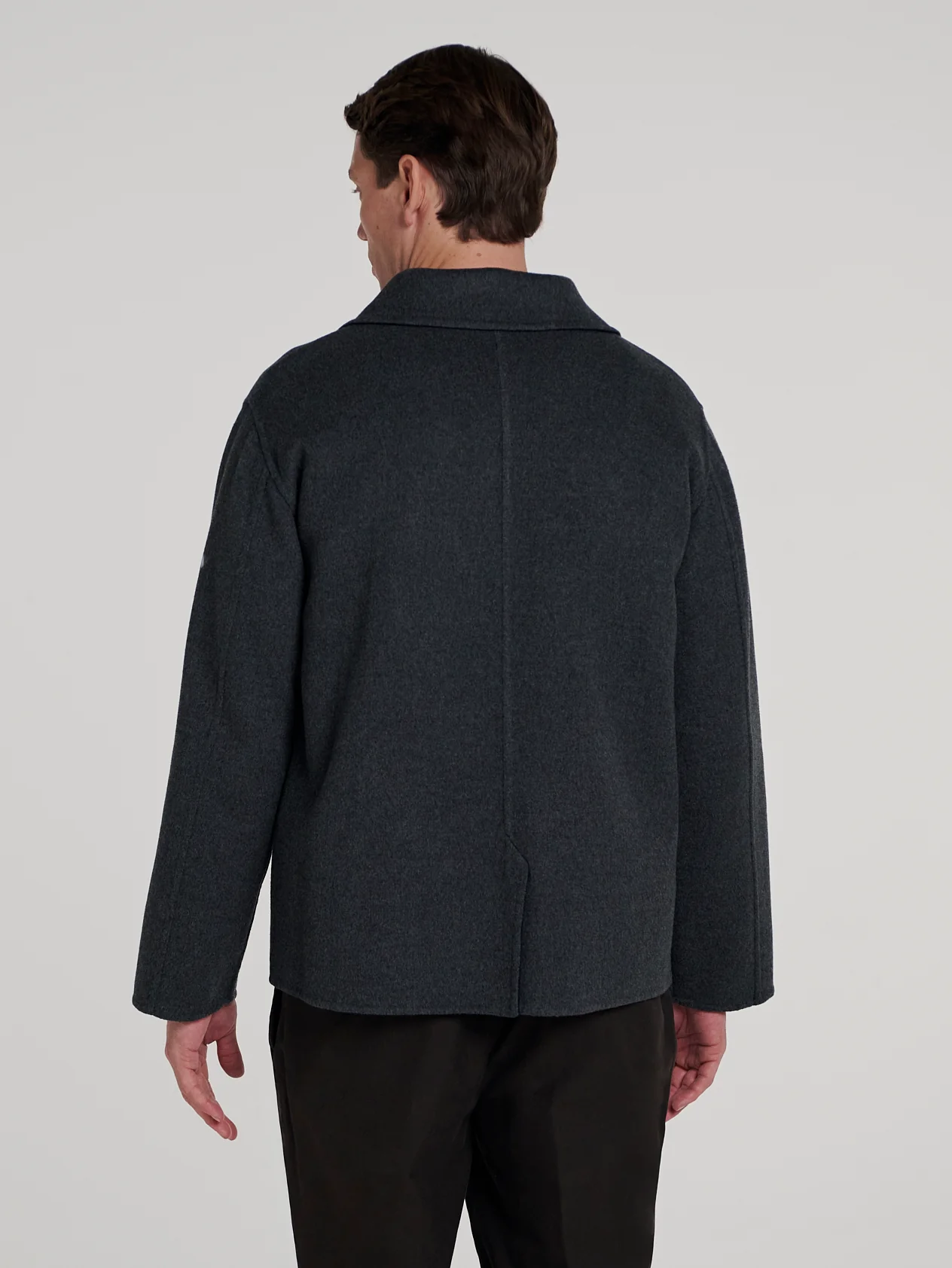 Navy/Grey Double Face Reversible Jacket - Image 10