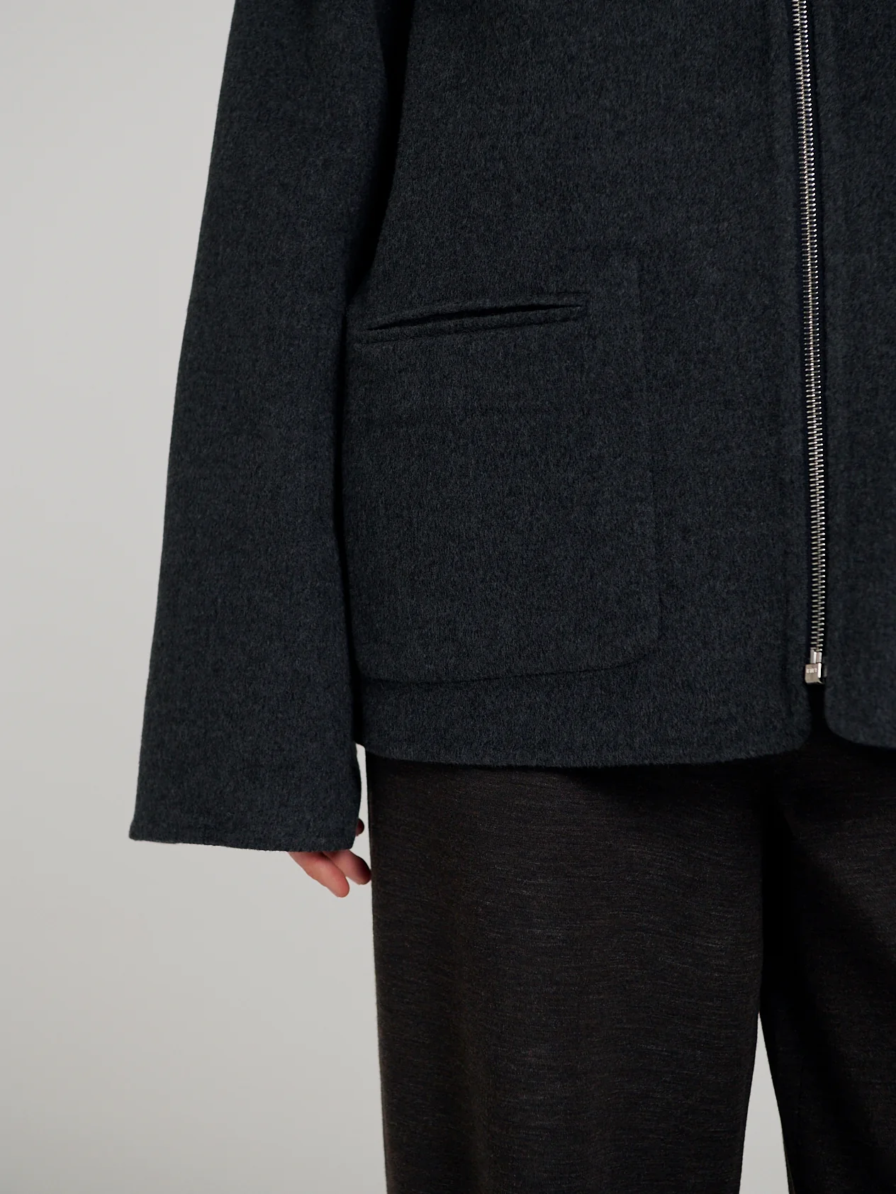 Navy/Grey Double Face Reversible Jacket - Image 21