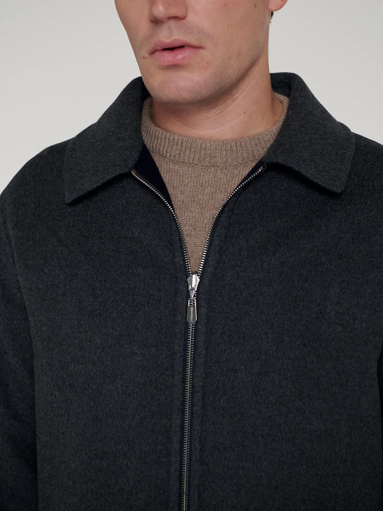 Navy/Grey Double Face Reversible Jacket - Image 8