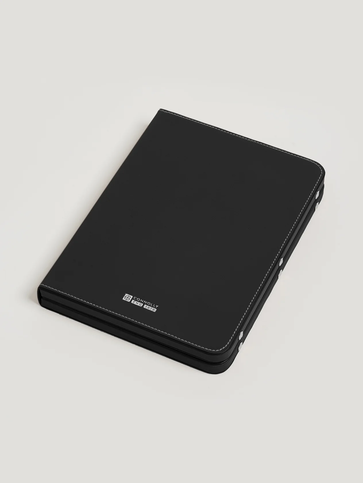 Black Leather Double Photo Frame - Image 4